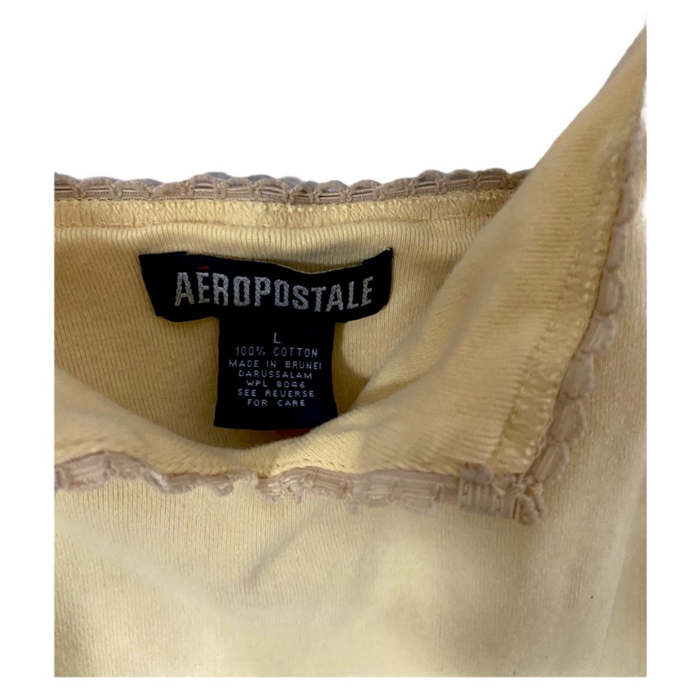 Large Aeropostale Tank top. Color is yellow